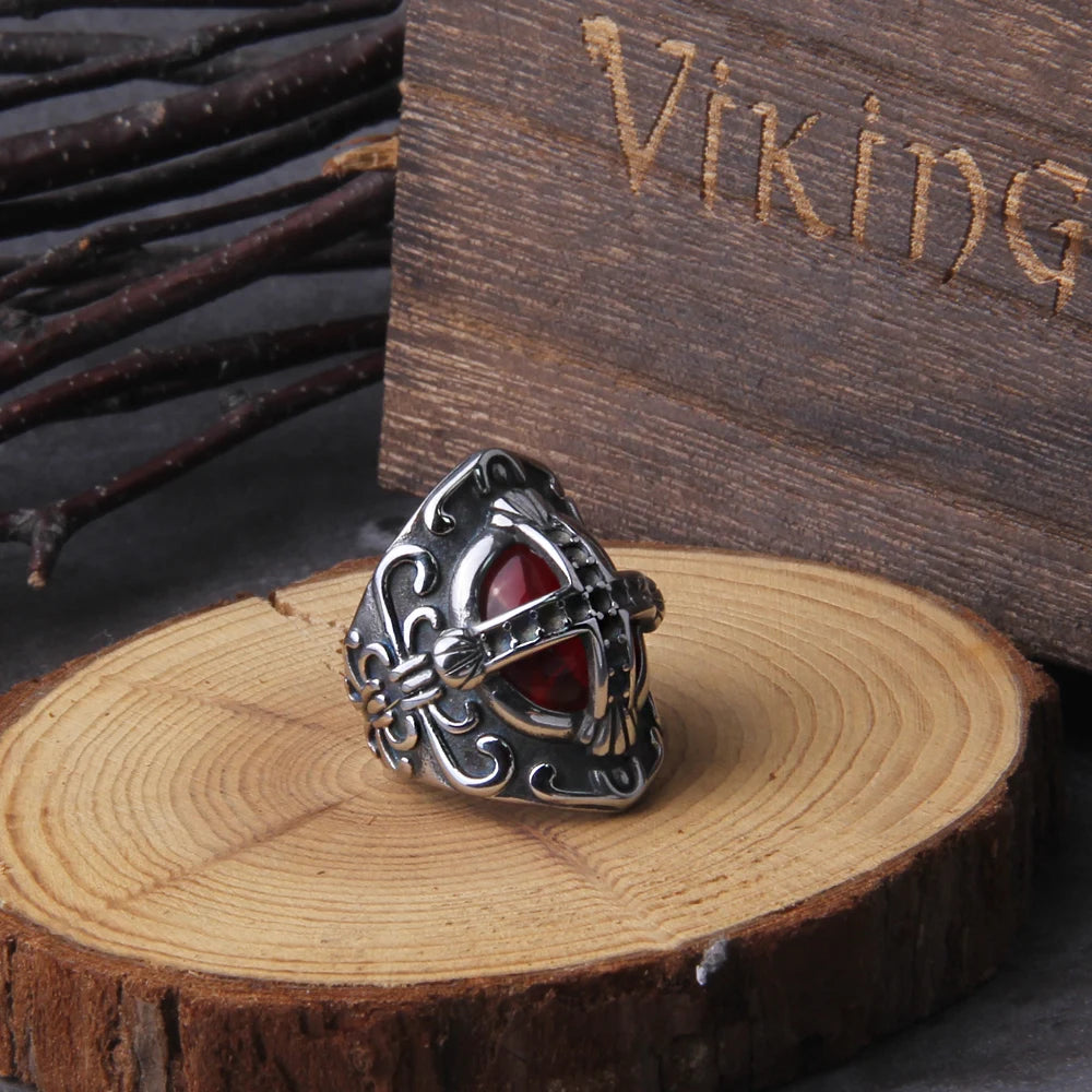 DIVINE CROSSROADS RING - STAINLESS STEEL RING